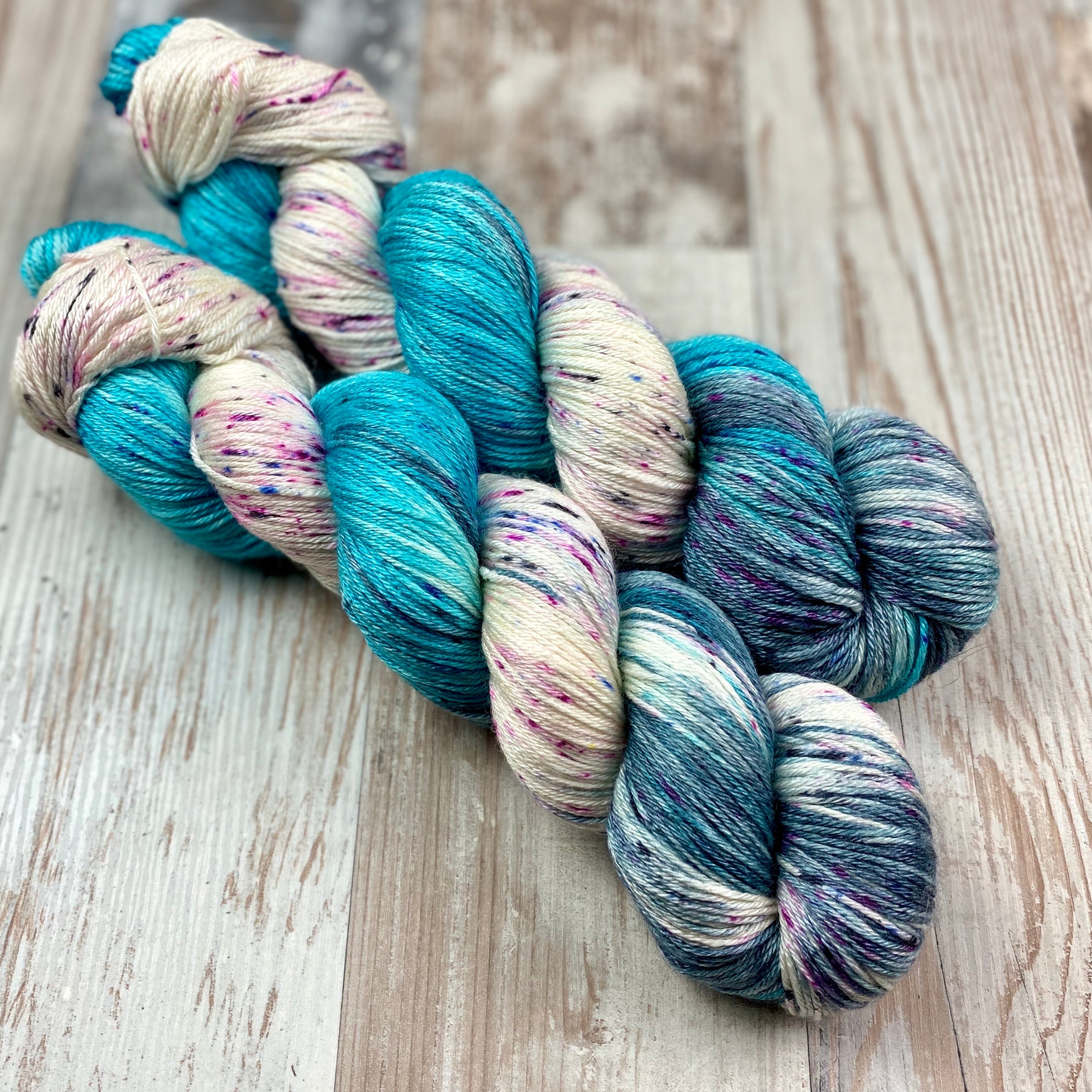 So Long & Thanks for All the Fish | 4ply BFL & Silk